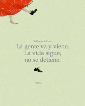 La vida es un baile fugaz de personas que se encuentran y se despiden.