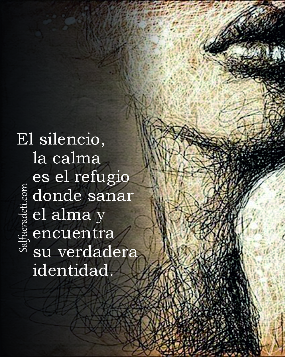 El silencio la calma es el refugio donde sanar el alma y encuentra su verdadera identidad.