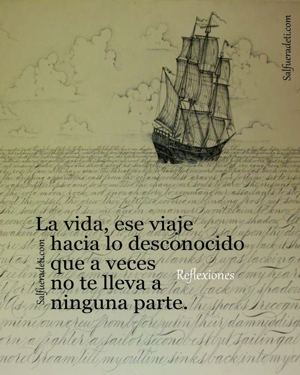 La vida, ese viaje hacia lo desconocido que acaba donde comienza