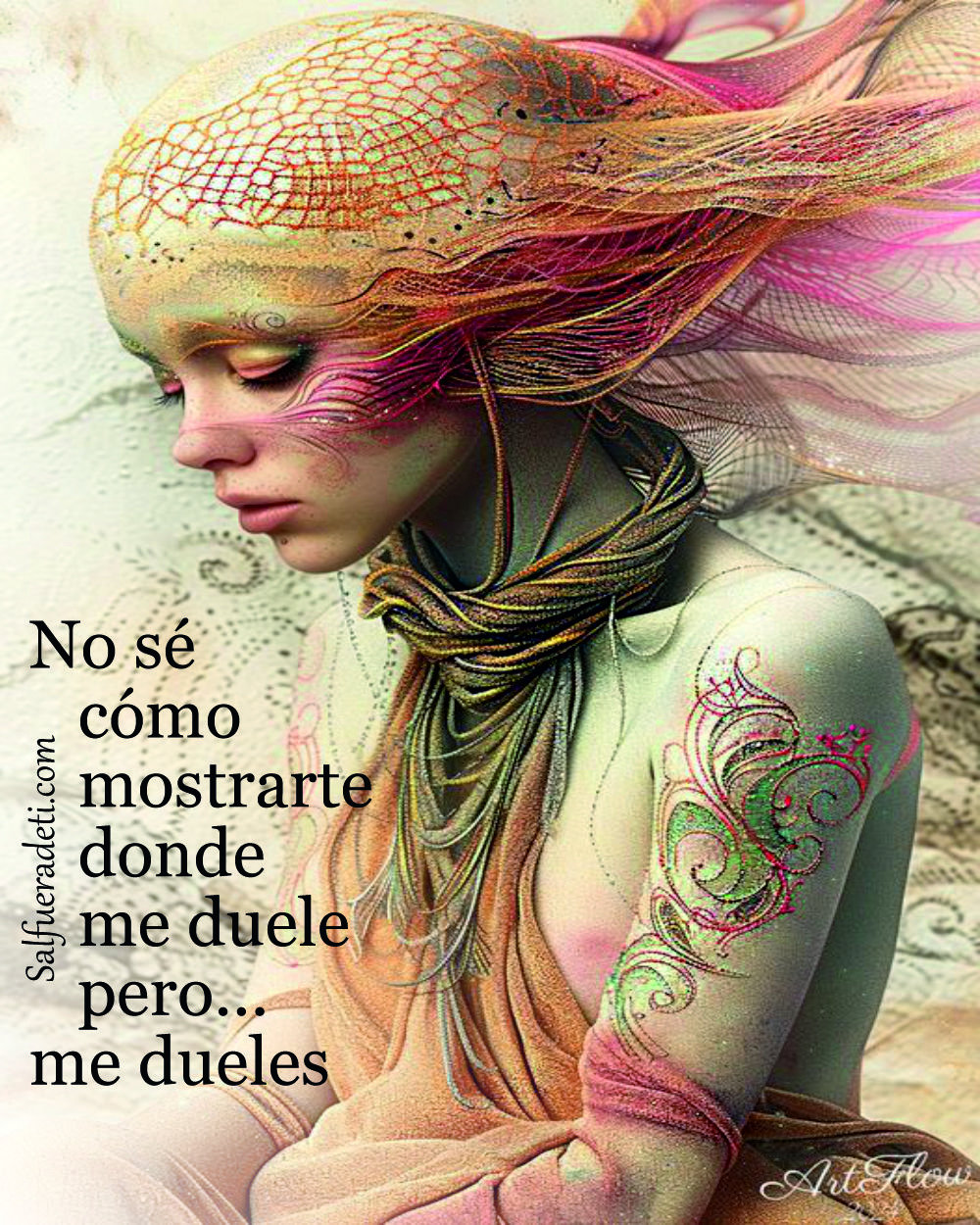 No sé cómo mostrarte dónde me duele pero me dueles