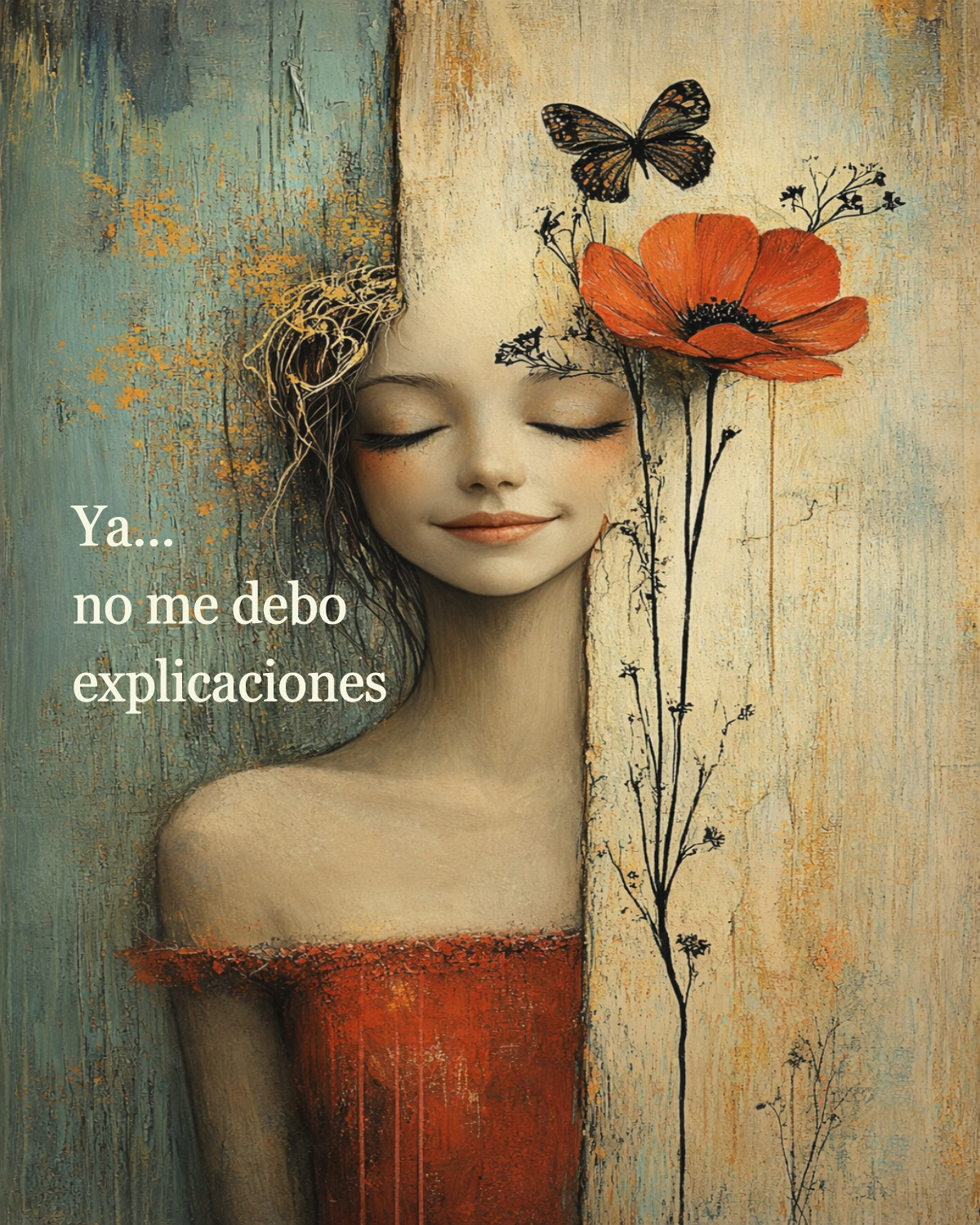 Mujer escribiendo lista de perdones en cuaderno junto a taza de café en diciembre, representando alternativa a propósitos de Año Nuevo